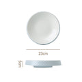 9inch straight mouth deep plate-blue