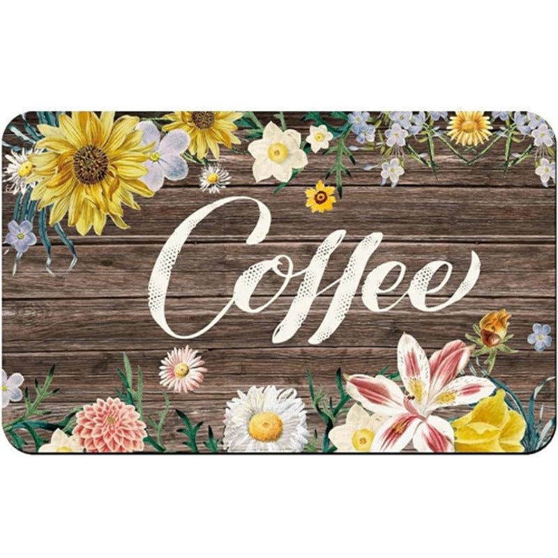 Kitchen drain mat diatom mud tableware drying mat countertop bar water-absorbent heat-insulating table mat coffee machine non-slip mat