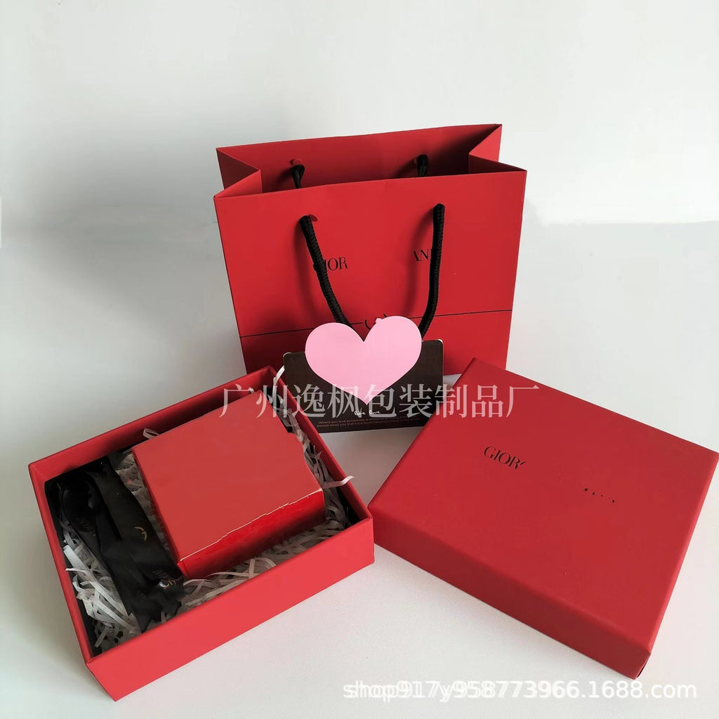 阿玛唇轴气垫礼品盒礼袋散粉唇釉化妆品包装礼盒手提袋礼品盒