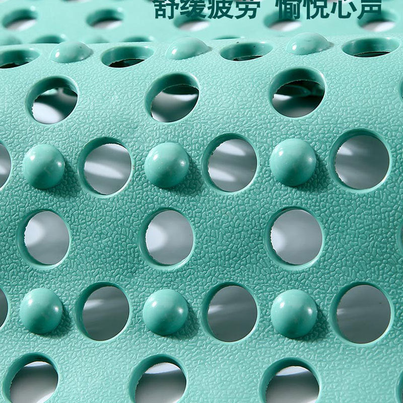Square non-slip mat, bathroom mat, bath anti-drop and environmentally friendly household shower room, suction cup, floor mat, bathroom massage foot mat