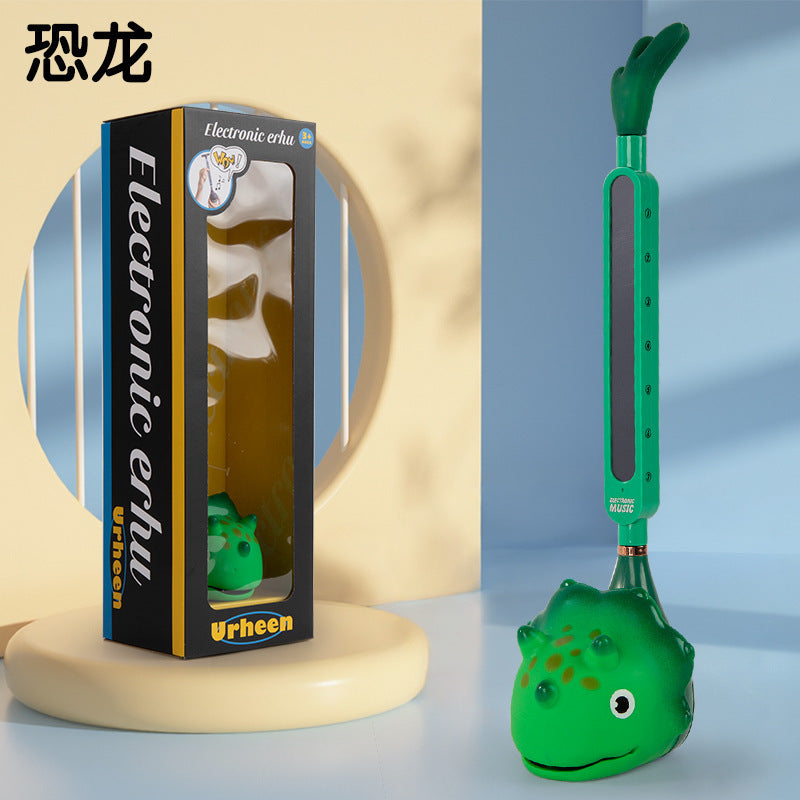 Kids' electronic stringless guitar toy - automatic, multifunctional electronic keyboard, electric erhu toy for boys and girls