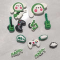 Diy accessories popular big eyes clogs flower ornaments shoe buckles cute cartoon detachable shoe buckles wholesale