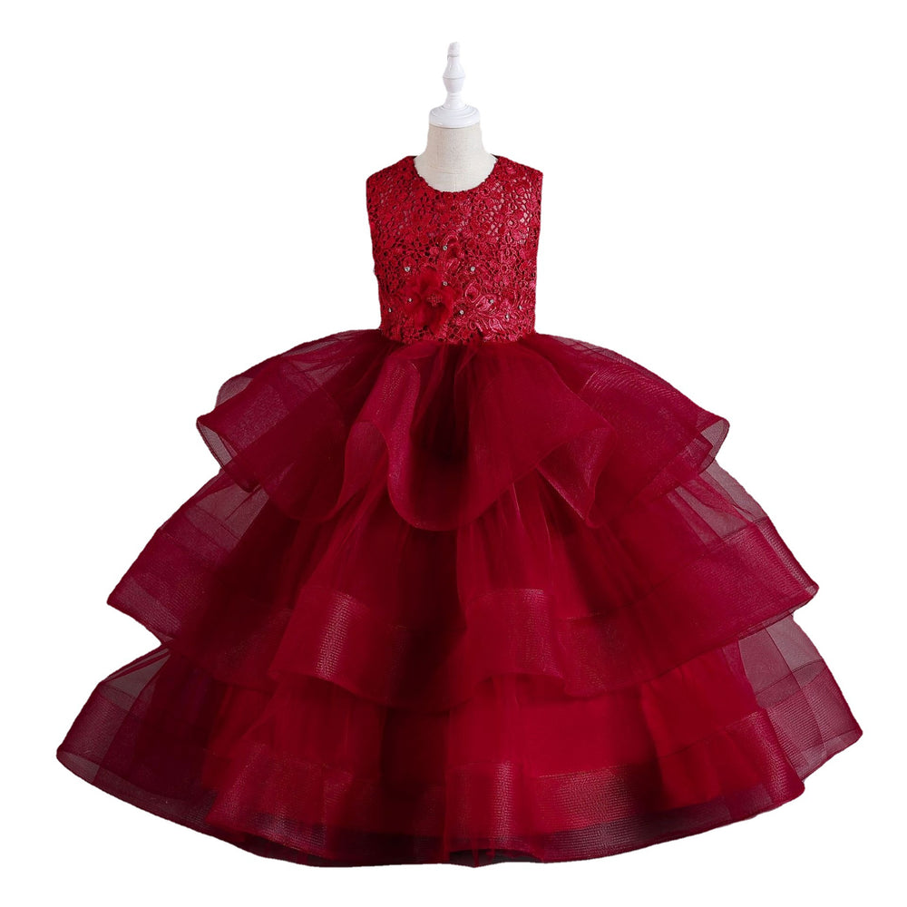 children's clothing, kids' formal dresses, tulle princess dresses, flower girl dresses, high-end birthday dresses, runway show performance gowns, evening dresses, and dresses