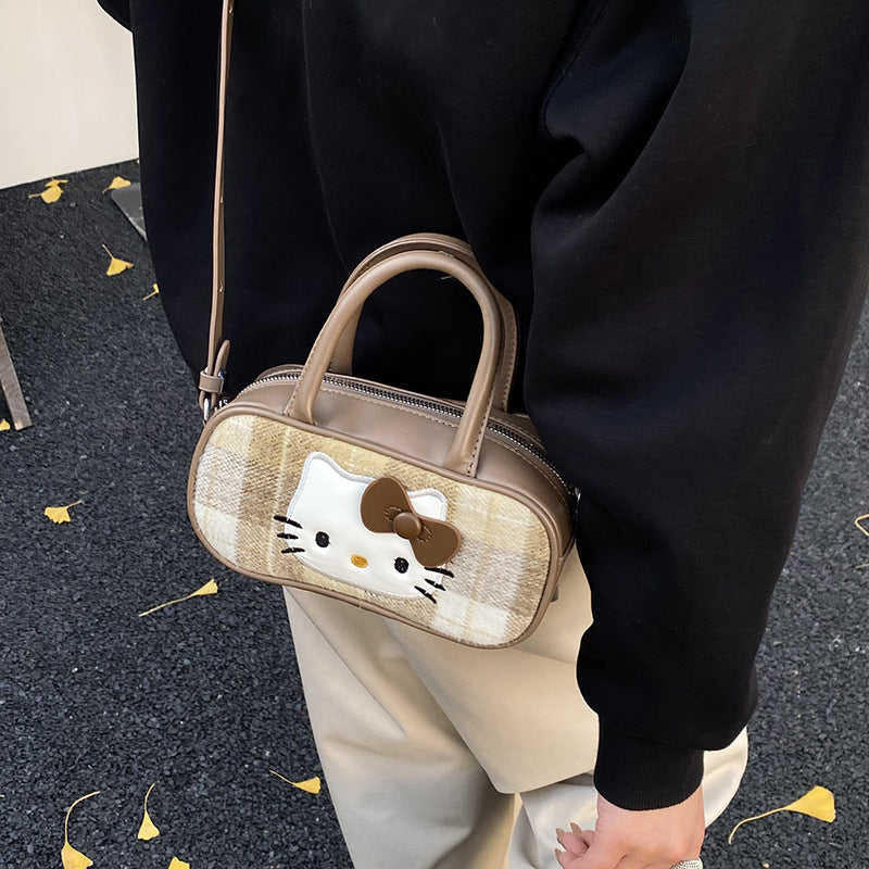 New arrivalcuteeasiest for match crossbody bag2025korean stylecasualeasiest for match shoulder baghigh-looking cartoon exquisite satchel bag