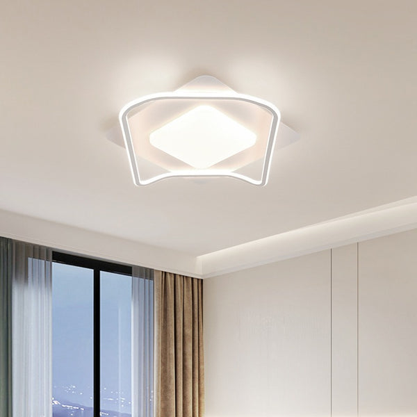 [Strict selection] Ceiling light led bedroom modern minimalist creative creamy Nordic master bedroom room home decoration lighting