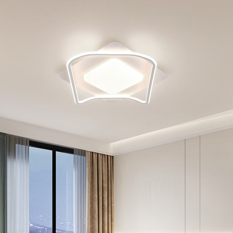 Ceiling light led bedroom light modern minimalist creative cream wind Nordic master bedroom room study light home decoration lighting