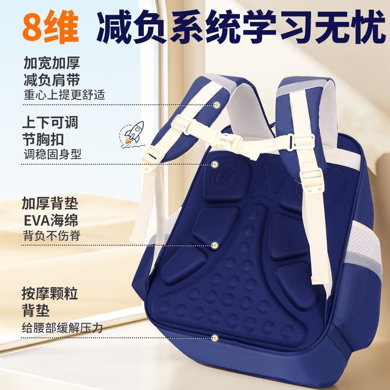 scoolbag british style kids schoolbag primary school girls burden reduction lightweight large capacity backpack wholesale