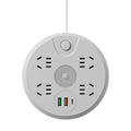 For homeround socket can store multi-function plug-in board student dormitory multi-hole usb night light plug-in board drag power strip