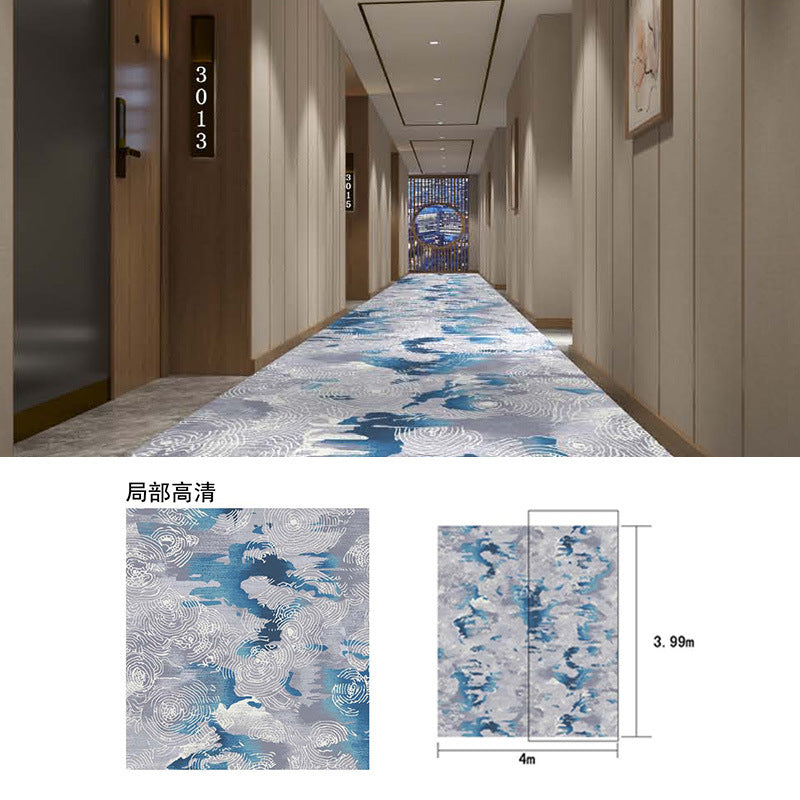 In stock haima 800g nylon carpet hotel corridor aisle thickened flame retardant b1 fireproof bedroom carpet