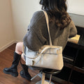 Niche style design belt buckle bag for women accessible luxury texture armpit bag 2025new arrivaleasiest for matchwork clothing work shoulder bag