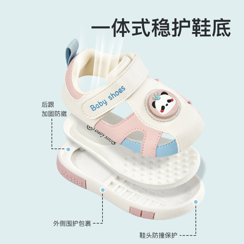 New arrival baby boy toddler shoes summer sandals baby soft bottom shoes cartoon 1 to 3 years old baby shoes children's shoes