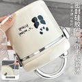 Insulated lunch box 304 stainless steel office workers can be heated in microwave lunch box students kids meal hot pot bowl
