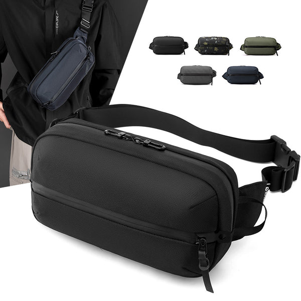 WEPOWER New Men's Multifunctional Breast Bag Outdoor Sports Fanny Bag Cross-border Trend Shoulder Crossbody Bag