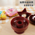 hot-selling donut molds - assorted floral donut press molds, hollow plastic cake & bread models, cookie cutters