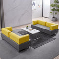 3+3 (wear-resistant elastic leather) gray + yellow
