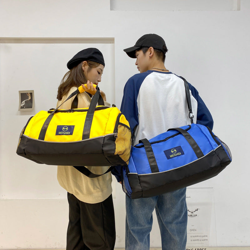 2022 new travel bag, portable large-capacity fitness bag, men's outdoor travel swimming training sports bag