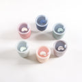 Baby straw cup - food grade silicone training cup for babies 6 months+ - silicone milk cup
