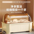 Bowl and chopsticks storage box, dish storage rack, kitchen for home multifunctional drain rack with lid, cupboard storage box