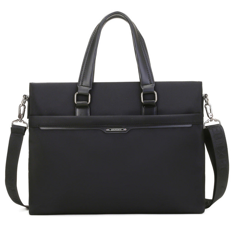 Wholesale men's shoulder bag crossbody briefcase - waterproof business laptop bag - large capacity document bag with logo