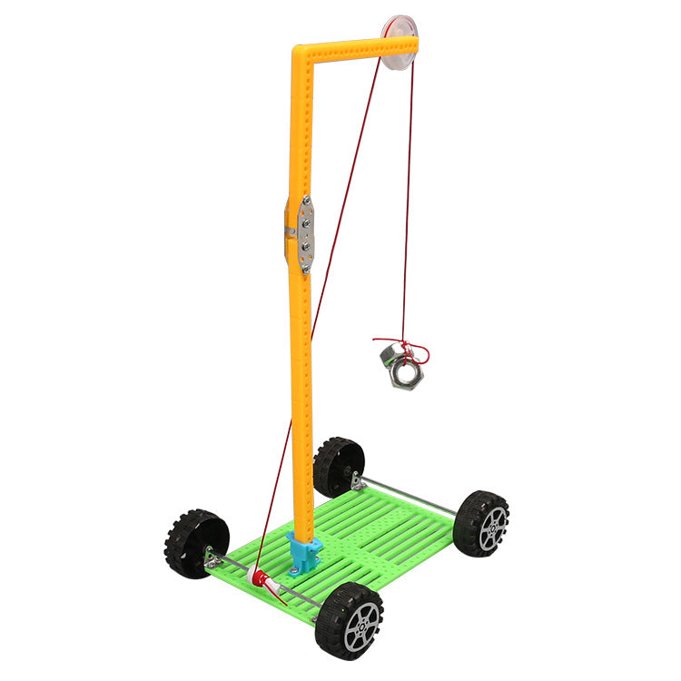 Gravity kinetic energy car, technology small production DIY handmade science experimental equipment children's educational toys student teaching