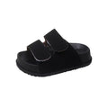 Summer kids slippers outwearretroeasiest for matchthick solechildren's beachgirl one-line boy sandals cross-border