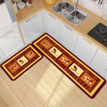 ins kitchen floor mat long strip absorbent bathroom foot mat simple household kitchen carpet  hot style