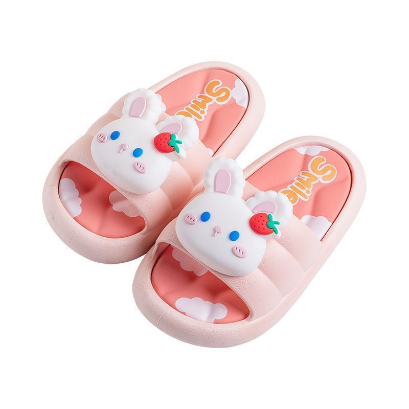 Kids' slippers - summer collection: girls' & boys' anti-slip bath & shower slippers for indoor/outdoor use - soft sole house slippers for toddlers & children