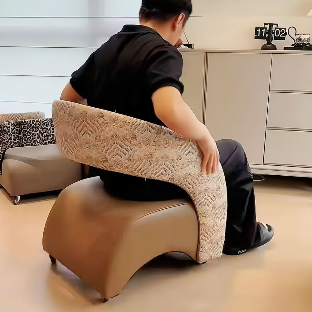 Small stool for home living room high-end pulley stool classy sense silent back chair shoe changing stool popular slip stool wooden