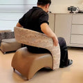 Small stool for home living room high-end pulley stool classy sense silent back chair shoe changing stool popular slip stool wooden
