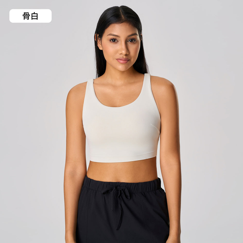 New women's sports bra - barely there feel, beautiful back design, yoga tank top, shockproof, high-impact workout bra d25031