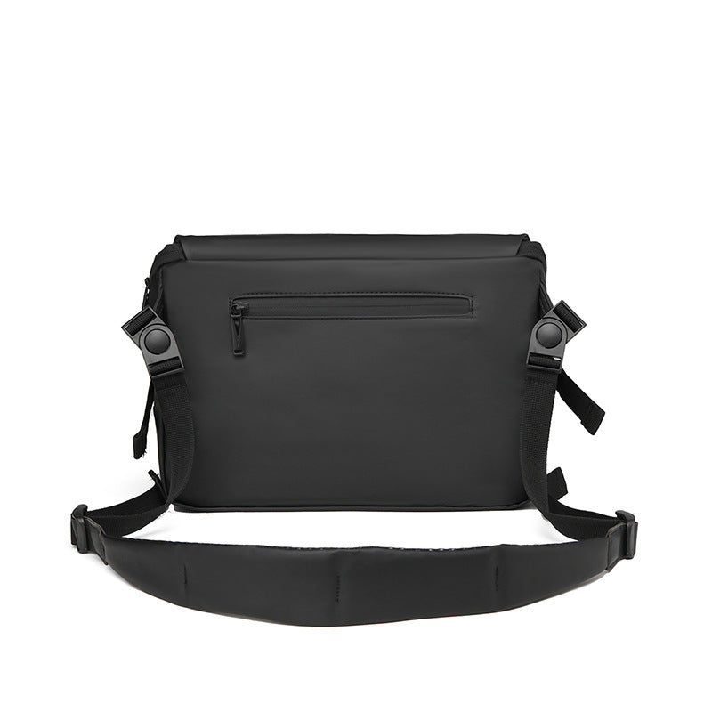 New men's simple messenger bag fashionable shoulder men's bag large capacity anti-splashing messenger bag business briefcase