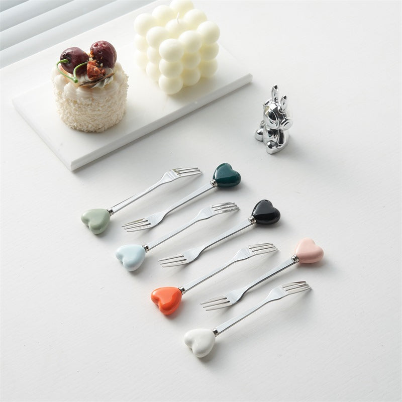 New arrival spoon stainless steel high-looking fork and spoon decal size can be customized for home coffee spoon and fork customization