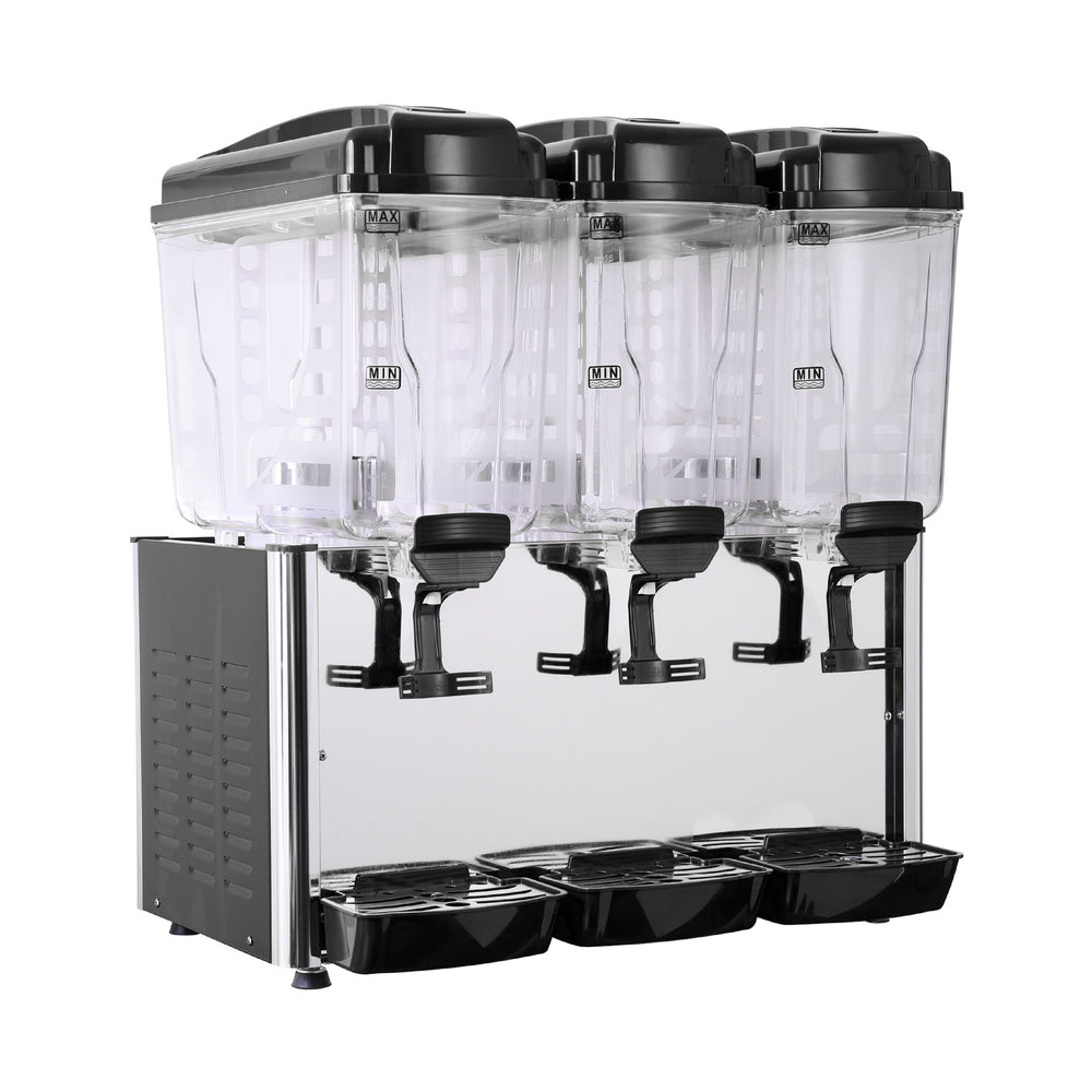 Double-cylinder beverage machine commercial hot and cold dual-use three-cylinder large-capacity fully automatic hotpot restaurant buffet juice cold drink machine
