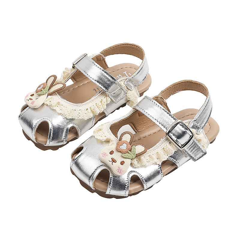 Baby toddler shoes girls bowscut outnew arrivalprincess shoes cartoon summerfashionbaby toe sandals