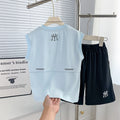 【ice silk quick-dry】kids' summer new arrival thin & breathable cool & comfortable sports set for mid-to-large children yn