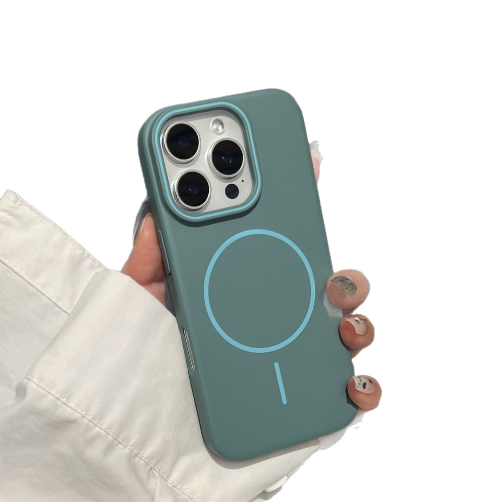 Apple 17promax soft magnetic iphone protective case suitable for apple 16 anti-fall all-inclusive cross-border mobile phone case