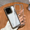Space case for xiaomi 17 pro - high-transparency acrylic, 14 hard case, full coverage, large hole, drop-proof protective cover