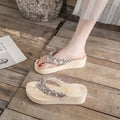 Women's summer slippers: stylish, versatile, and height-boosting flip-flops - perfect for beach and everyday wear