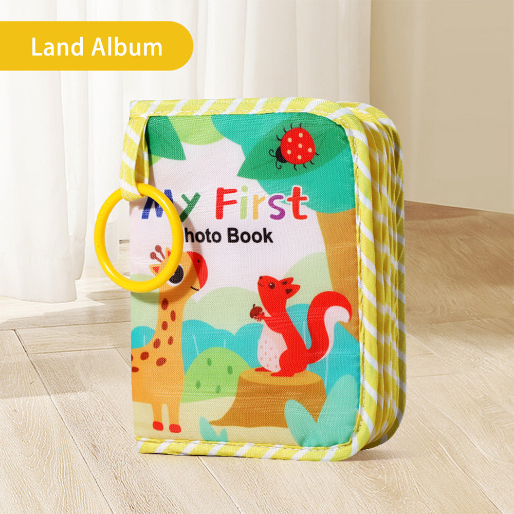 bestseller: baby cloth book - a baby's first photo album, educational early learning interactive toy, newborn keepsake