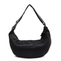 Large capacity fashion casual canvas bag women's versatile minimalist solid color student school crossbody bag lightweight shoulder bag
