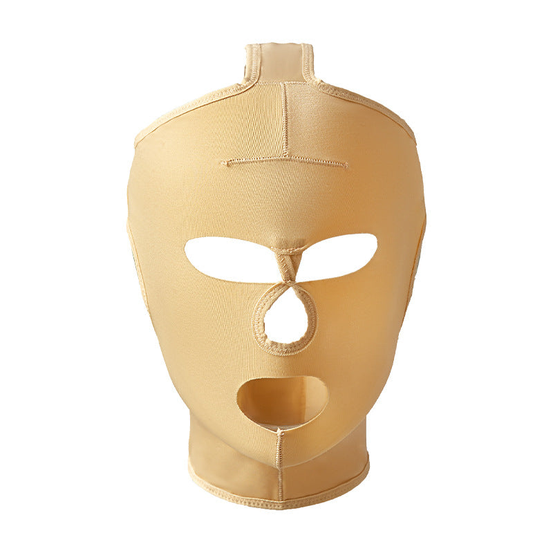 V-line facelift headgear - post-surgery support mask for facial liposuction, double chin correction, body shaping, and lifting elastic bandage