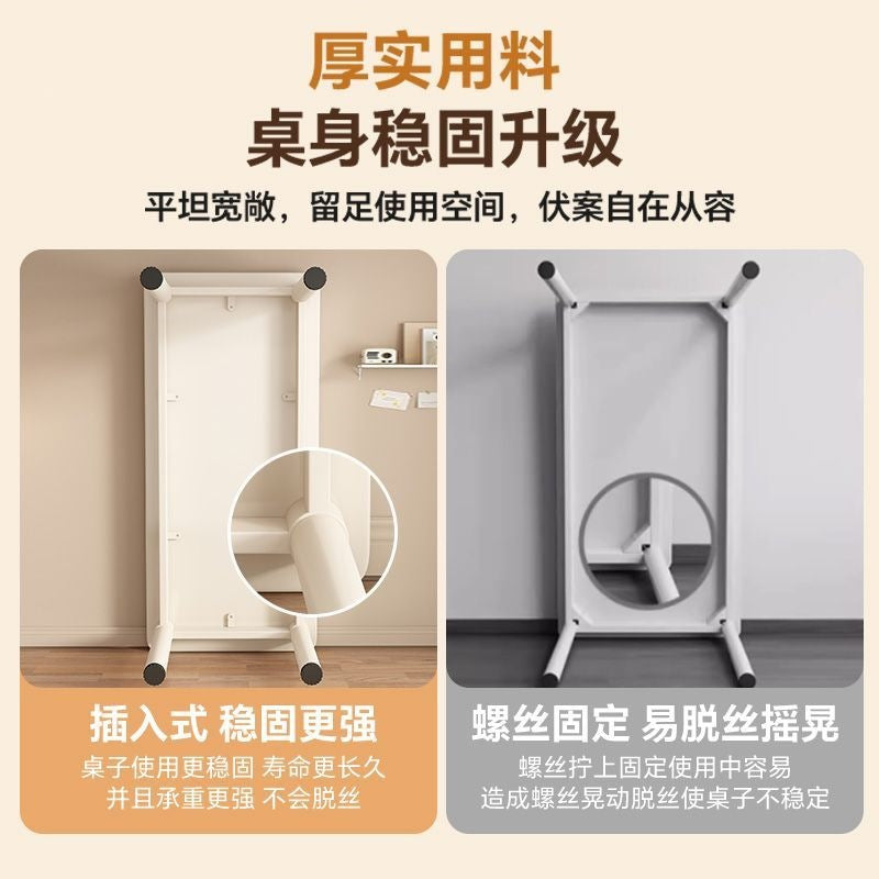 Computer desk desktop desk student for home writing office desk simple rental house table large white table dressing table