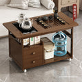 Movable tea table balcony new arrival coffee table living room tea table small for home tea table all-in-one complete set of tea cabinets