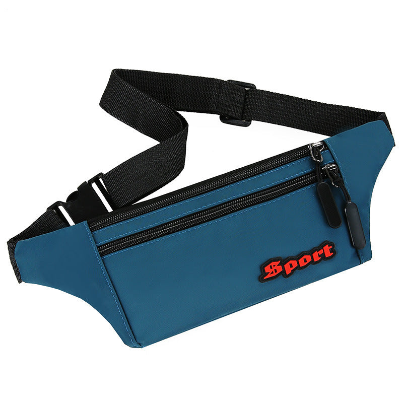 New niche men's messenger bag fashion spring and summer multi-functional breast bag fitness outdoor sports mobile phone fanny pack women