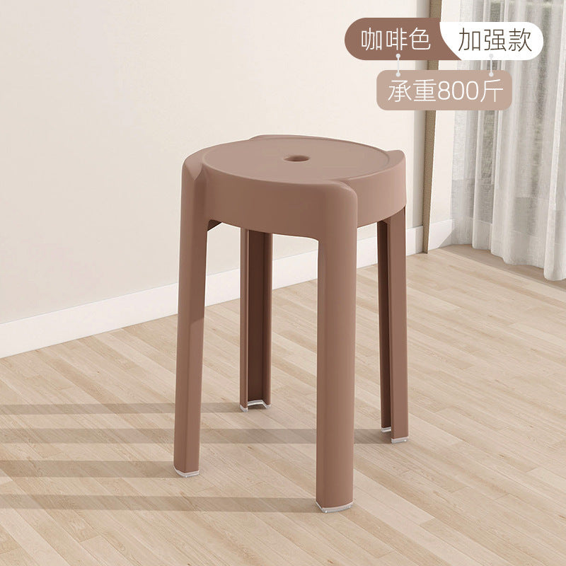 Cyclone stool plastic stool cream wind adult stool cooked glue thickened round stool modern simple Nordic style young household