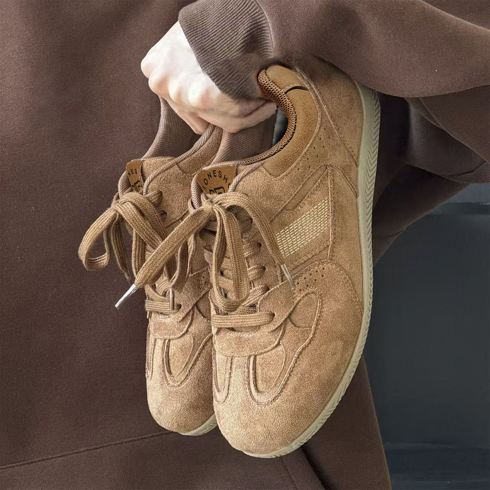 Men's 2026 spring new arrival: hot-selling racing sneakers, versatile retro german army trainers, soft-soled student trendy shoes