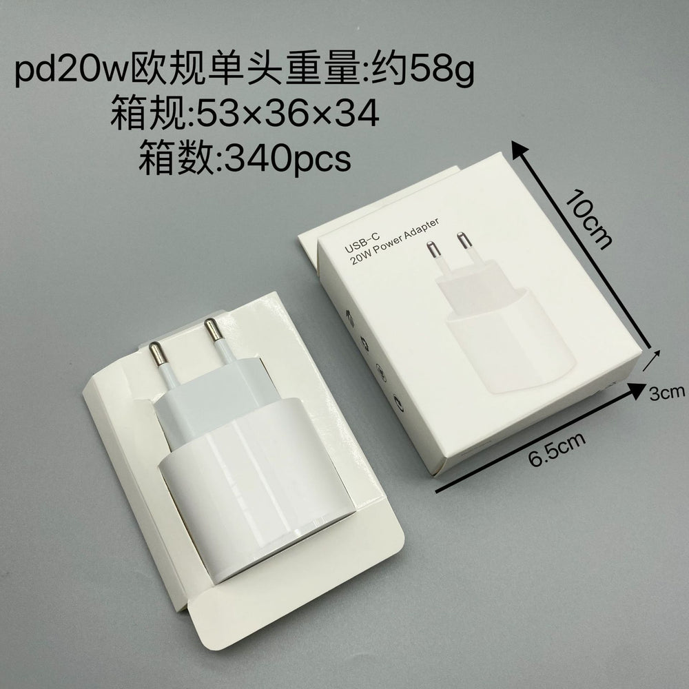 pd20w fast charging head suitable for apple charger set a+c dual-port charger european, american, australian and british regulations wholesale