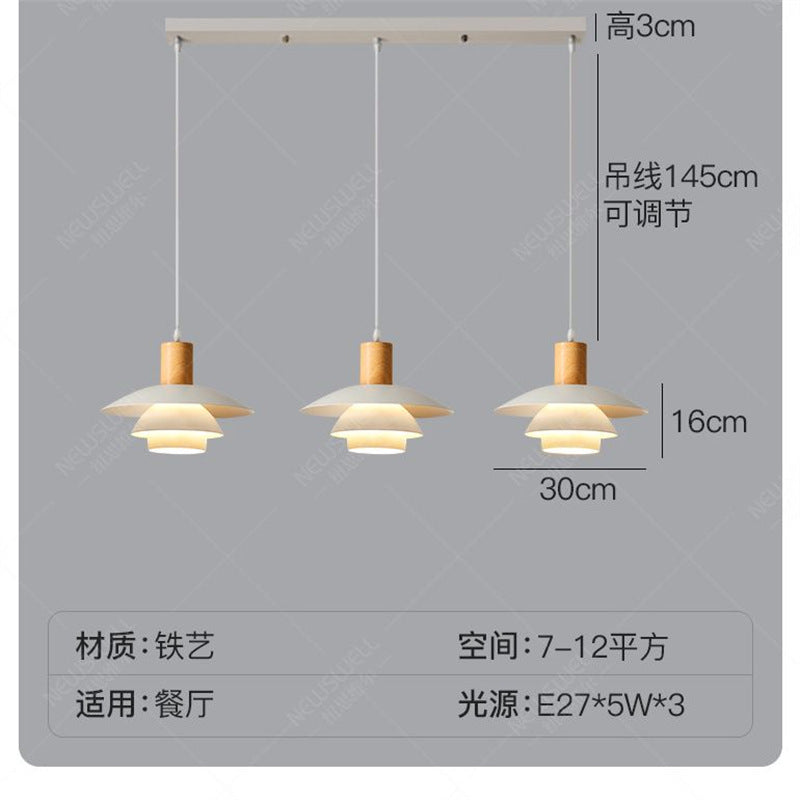 Nordic restaurant chandelier danish designer ph5 flying saucer log dining room medieval cream japanese styleretro dining table