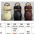 hot-selling factory direct sales thermal insulation bucket thermal insulation pot stewing pot high-quality stainless steel for home picnic handy gadget