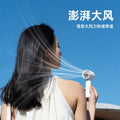 26 cross-border new portable fan semiconductor cold compress desktop stand light sound outdoor high wind handheld small fan